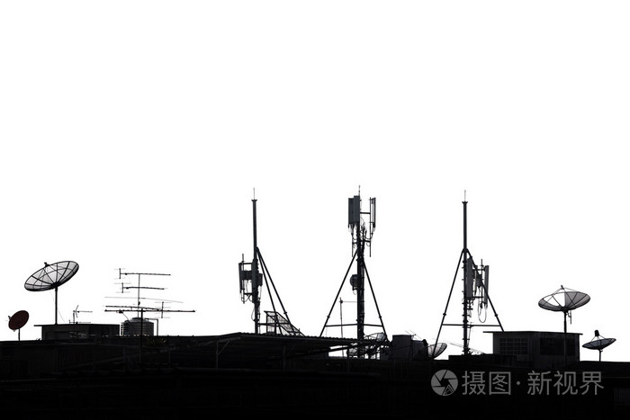 剪影中的通信時(shí)代 屋頂上的隱形連接